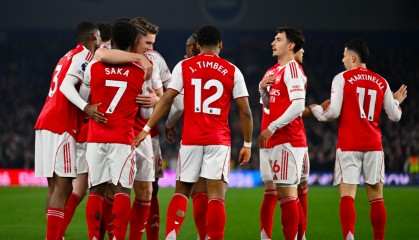 NBA免费直播-各项赛事10场不败！阿森纳1-0布莱顿甩开曼城7分 萨卡一剑封喉